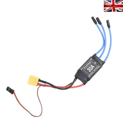 30A Brushless Regler mit integriertem BEC für verbesserte RC Drohnenleistung