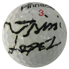 Trini Lopez Autographed Pinnacle 3 Golf Ball