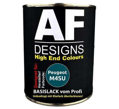 500ml Autolack für Peugeot M4SU Vert Reflex Nacre Metallic  Autolack Spritzferti