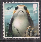GB 2017 QE2 1st Star Wars Porg Ex Fdc SG 4010 ( E1591 )