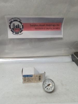 #ad ASHCROFT15W1005H01BX17PRESSURE GAUGE 1 1 2 IN FACE 1 8 IN NPT BACK 0 30 PSI $18.00