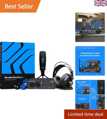 AudioBox 96 Studio 25th Anniversary USB Recording Bundle: Mikrofon, Kopfhörer & S...