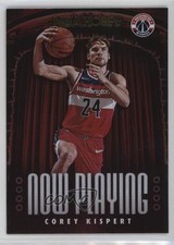 2021-22 Panini NBA Hoops Now Playing Holo Corey Kispert #15 12z3