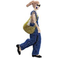 MIYUKI Bead Kit Odekake Brooch Shopping Scene HCA14-1