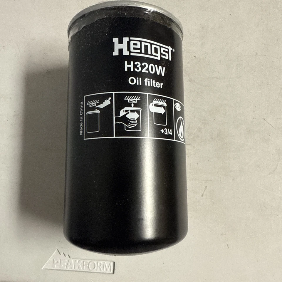 Filtros de aceite Hengst H320W para Peterbilt 220 Kenworth T270 Freightliner MT45 F-650 Foto 3 de 4