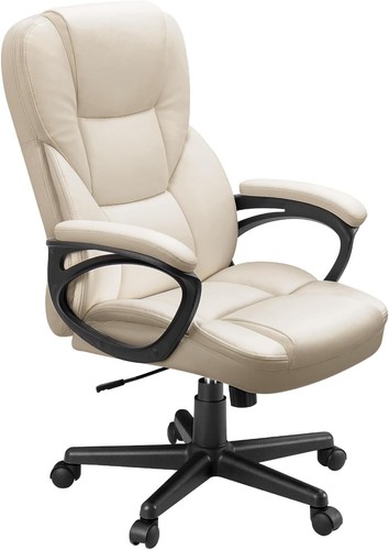 Office Executive Chair High Back Adjustable Swivel Computer PU Leather Chair - Picture 12 of 13