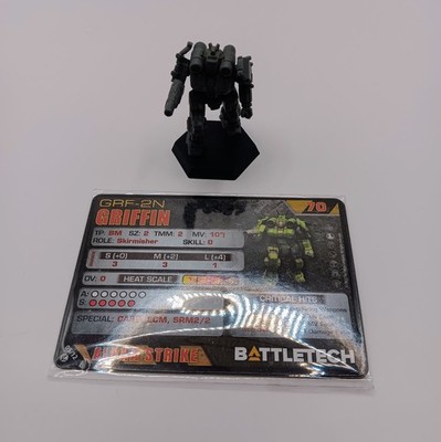 Griffin + SEALED Cards #3-70 BattleTech Medium Mech Legendary MechWarriors III