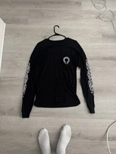 Chrome Hearts Men's Long Sleeve T-Shirt, Size Large