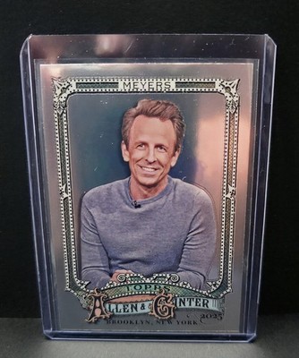 2025 TOPPS ALLEN & GINTER #292 SETH MEYERS CHROME SNL COMEDIAN / TV HOST/WRITER