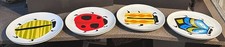 Crate & Barrel Jane Dixon Design Ladybug Beetle Insect Dinner Plates Set of 8