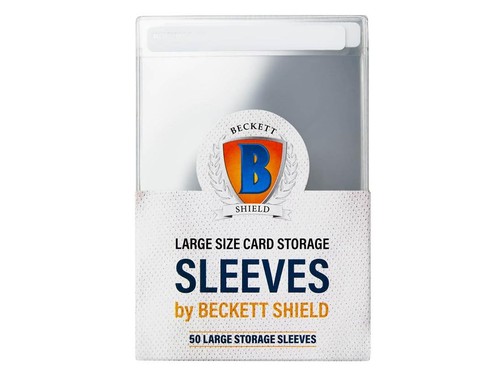 Beckett Shield Semi-Rigid Large Size Card Storage Sleeves 50 Storage Sleeves - 第 2/2 張圖片