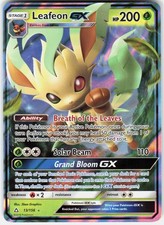 Pokemon Leafeon GX 13/156 Holo GX Rare Ultra Prism Pokemon Near Mint on eBay