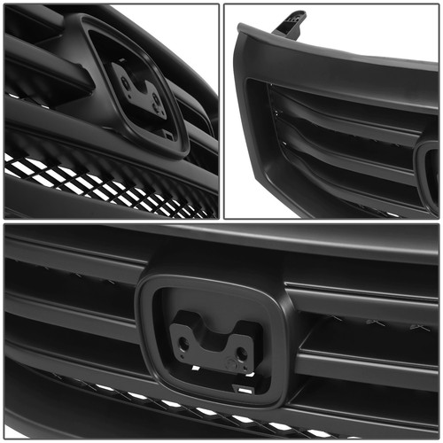 For 12-15 Honda Pilot OE Style Matte Balck Front Bumper Hood Grille Assembly - Picture 3 of 7
