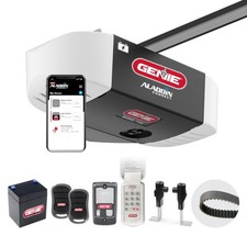 Genie StealthDrive 7155 Connect Smartphone-Controlled Belt Drive Garage Door ...