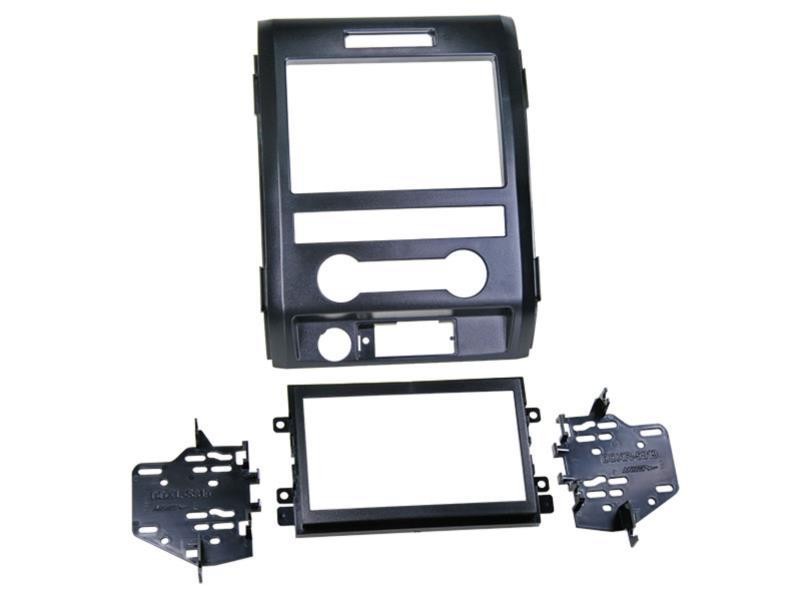 Kit support autoradio pour Ford F150 en ABS haute densité noir mat