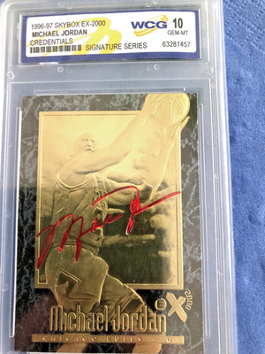 1996-97 Skybox EX-2000 - Michael Jordan - WCG 10 GEM-MT