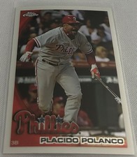 2010 Topps Chrome Baseball Placido Polanco Philadelphia Phillies base card #78