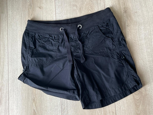 Bequeme Damen-Shorts mit Stretch-Bund, schwarz, Gr. 38