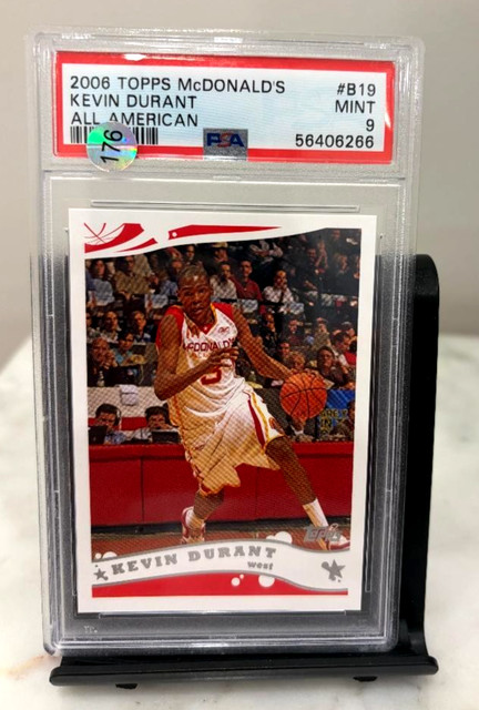 2006 Topps McDonalds Kevin Durant All American #B19 PSA 9 Mint XRC