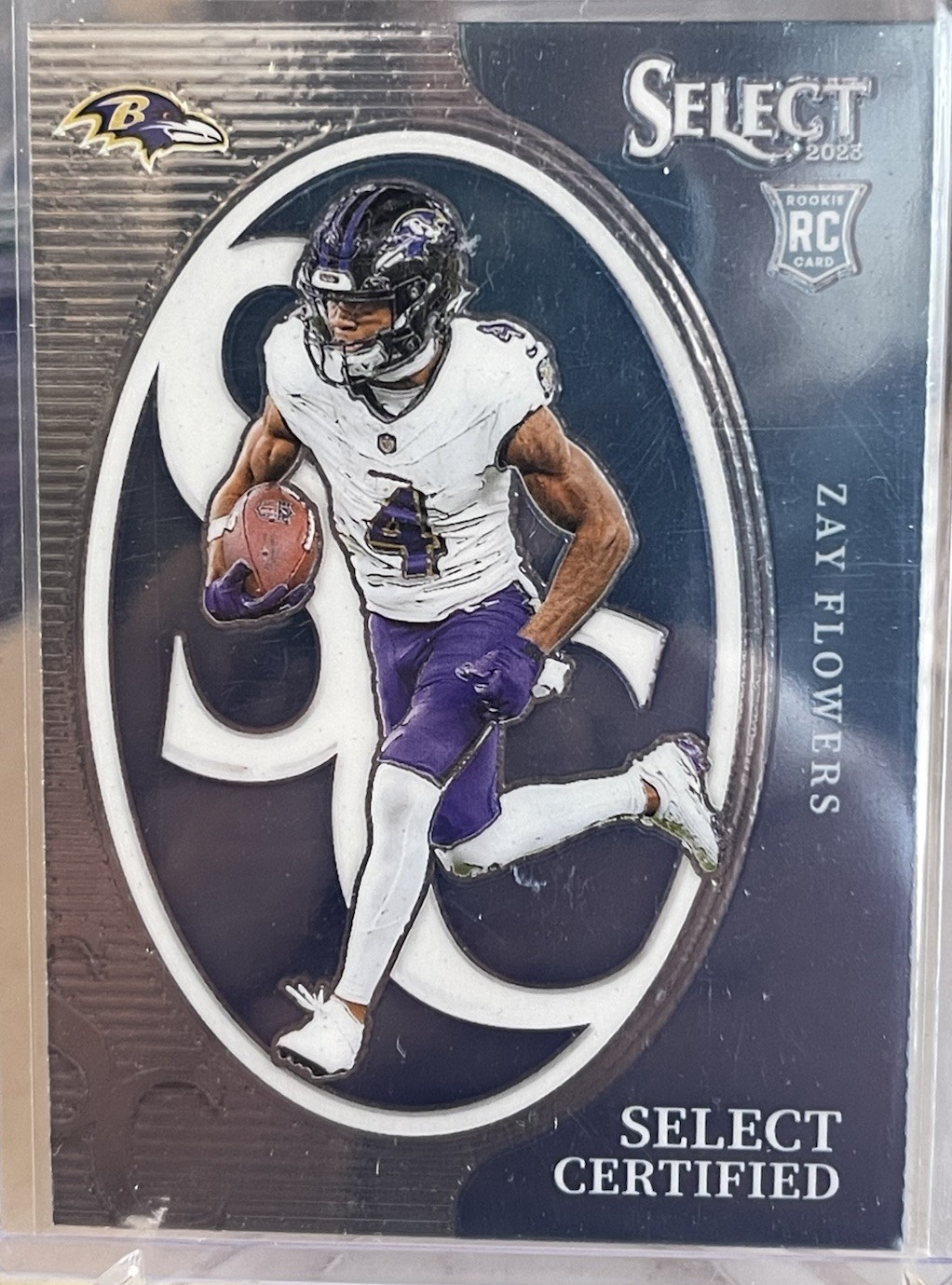 2023 Panini Select - Select Certified Rookies Zay Flowers #CRO-ZFL (RC) Ravens