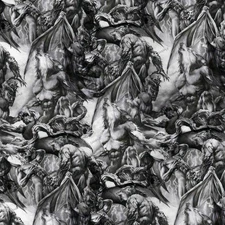 Werewolves and Vampires - 18"x46" Hydrographic Film Hydro Dipping