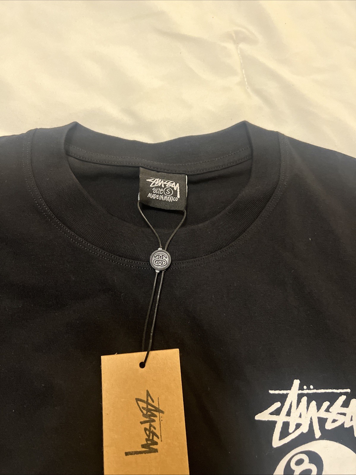 Stussy Black 8 Ball T-Shirt Size S thumbnail 2