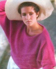 Batwing Easy Ladies Back + Front Alike DK LAMINATED Knitting Pattern 30-40 inch