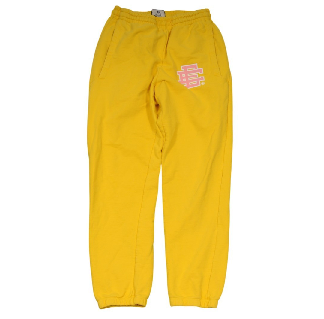 Eric Emanuel EE Basic Sweat Pants Size Medium Yel… - image 1