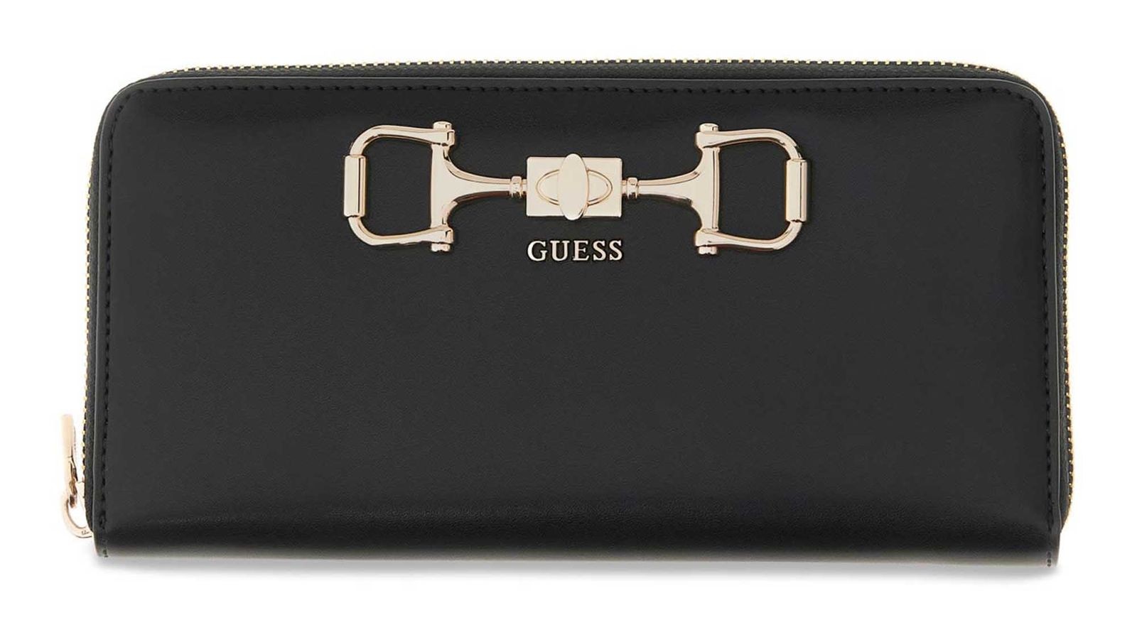 GUESS purse Janie SLG Zip Around Wallet L Black