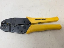 Conduct-Tite Ratcheting Crimping Tool with Yellow Handles (104)