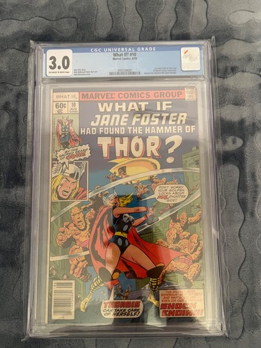 What If #10 Jane Foster as Thor CGC 3.5 1978 Marvel Comics John Buscema