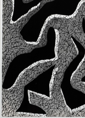 P. AUBERGER (1946-2012), Abstrakte Formen in Bewegung, 1992, Cliché verre - Picture 3 of 4