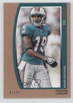2009 Topps Unique Bronze Select 83/99 Ted Ginn Jr Ted Ginn #10 e2e