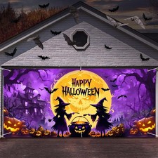 Halloween Garage Door Decorations,Halloween Witch 6 x 13 ft