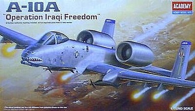 Academy A-10A Plane Operation Iraqi Freedom - Plastic Model Airplane Kit - 1/72