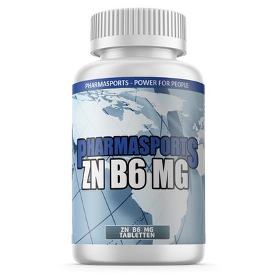ZMA - Zink Magnesium & Vitamin B6 Komplex 180 Tabletten Muskelaufbau