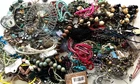 11 Lbs+ HUGE Vtg Costume to Fashion Jewelry lot Necklace Bead Chain UNSORTED