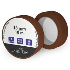 Isolierband PVC 10m x 18mm Elektro Klebeband Kabel KFZ Braun von Luxus-Time