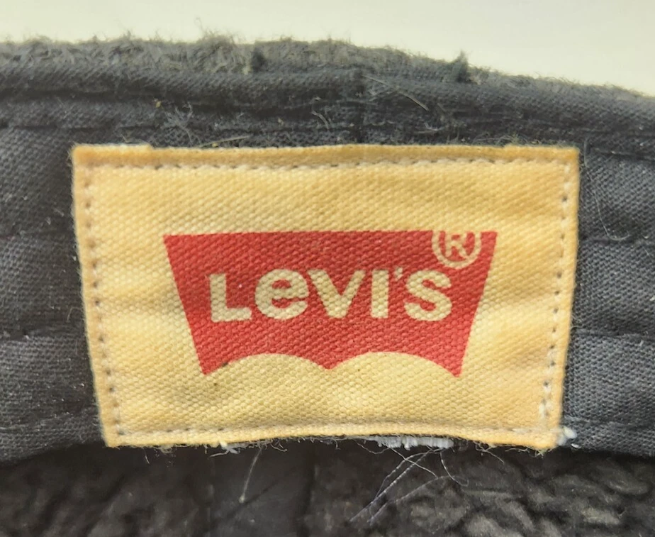 DE COLECCIÓN LEVI's Para hombres Gris Lana Newsboy Gorra Sombrero Forrado de Vellón Retro Hermoso Foto 2 de 4