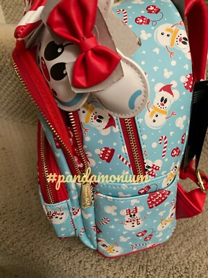 Snowman Loungefly backpack and ears set 88989-1.jpg main image 4