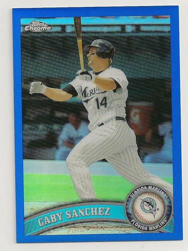 Topps 2011 cromado azul refractor - termina tu conjunto - Imagen 19 de 40