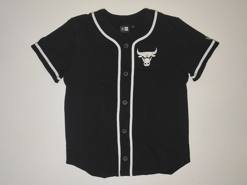 CHICAGO BULLS SHIRT NEW ERA BASEBALL JERSEY SIZE S - Picture 3 of 12