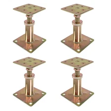 Adjustable Floor Jacks Post House Floor Leveling Lift 4-1/3" to 7" Height Range