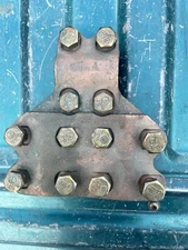  Substation Connector 1 1/4" Copper Tube to 4/0 to 1000 MCM Wire.