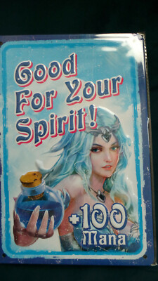 NEU! BLECHSCHILD GEPRÄGT GET DIGTAL 20x30 ''GOOD FOR YOUR SPIRIT'' GADGETS FANS