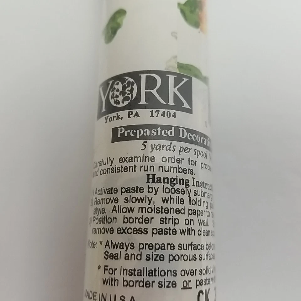 Papel de parede York borda padrão floral 5 rolos - Imagem 4 de 4