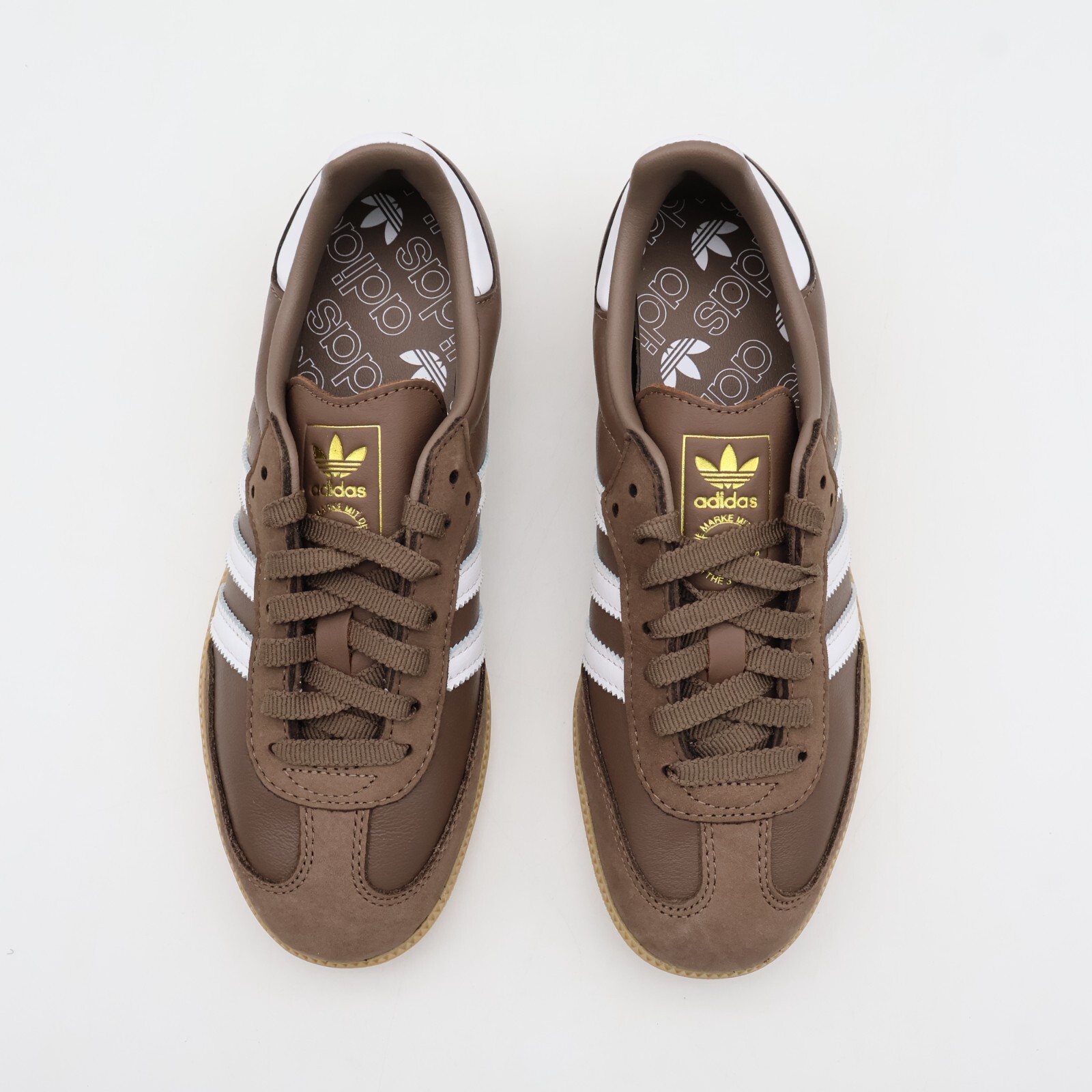 IE6522 adidas Originals Samba OG Earth Strata Footwear White Gold (Women's) image 5