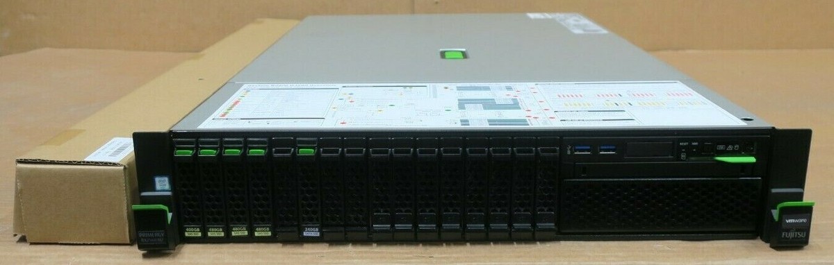 Fujitsu Primergy RX2540 M2 8Core E5-2620v4 2.1GHz 64GB 2.08TB SSD
