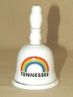 Vintage Tennessee White Porcelain Rainbow Bell, 4 1/4" Tall — photo 1