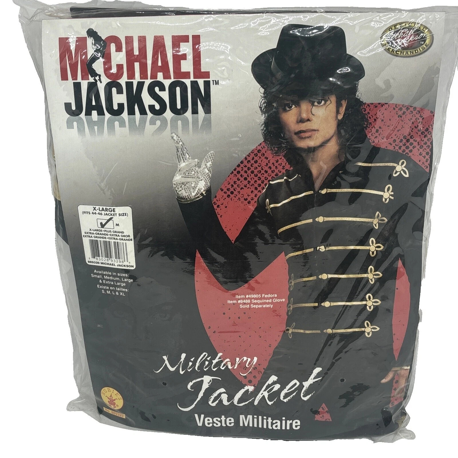 Celebrity Black Size XL Costumes for Men